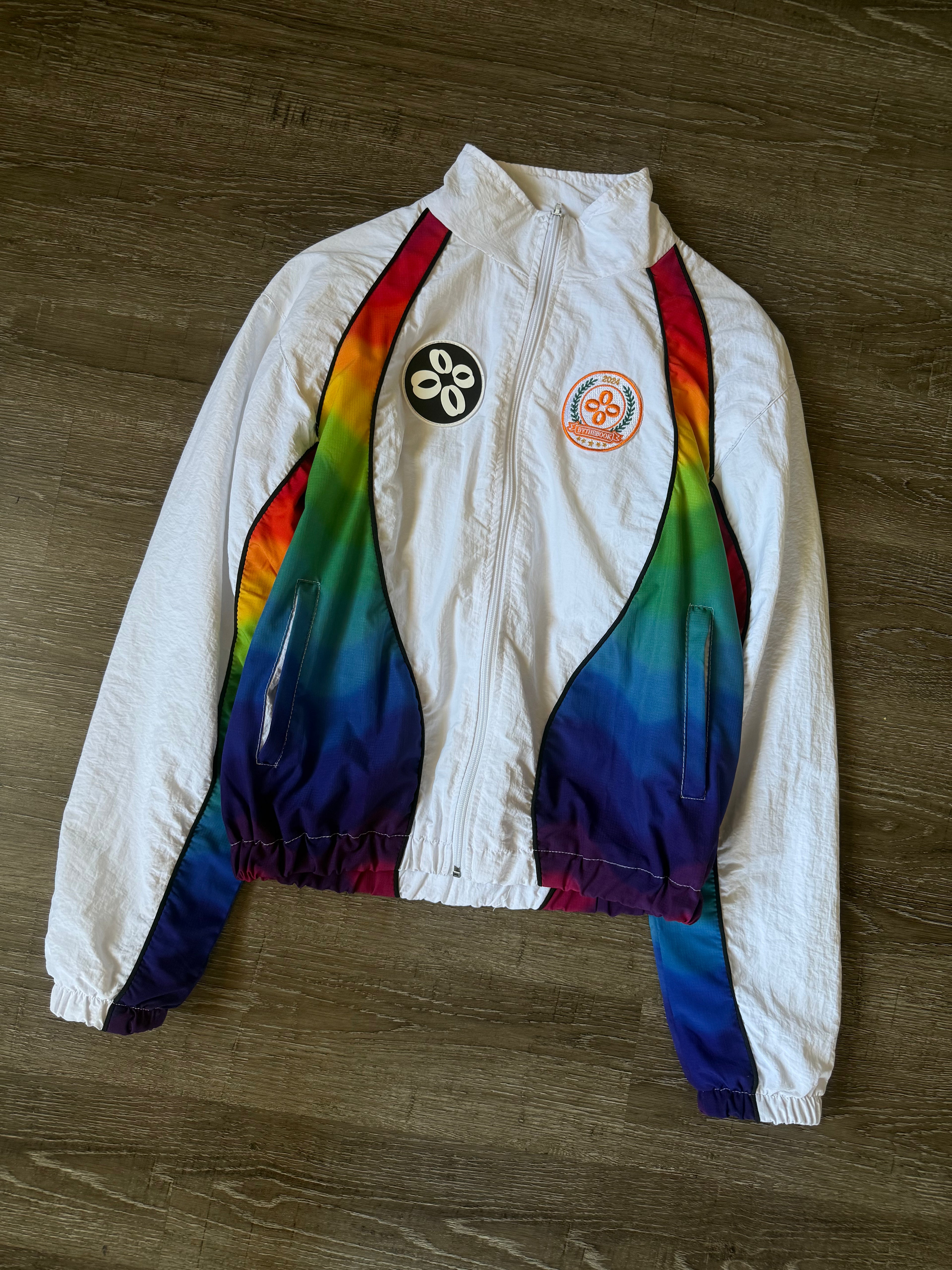 DIVISION TRACK JACKET- WHITE