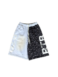 Gray Two-Faced Shorts