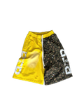 Yellow Two-Faced Shorts