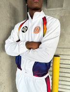 DIVISION TRACK JACKET- WHITE